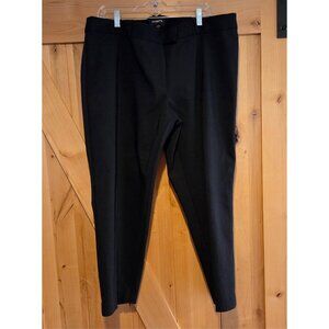 Liz Claiborne Career Emma Size 18 Navy Blue Ankle PANTS 40x26.5"